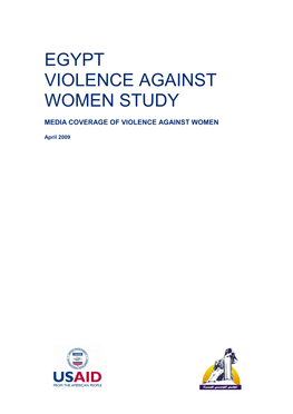 Egypt Violence Against Women Study