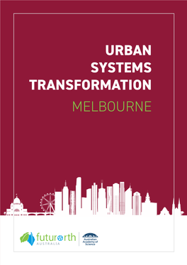 Urban Systems Transformation Melbourne