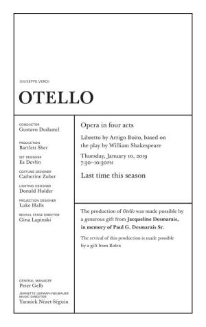Otello Program