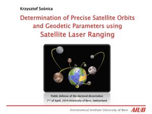 Satellite Laser Ranging