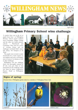 Willingham Primary School Wins Challenge