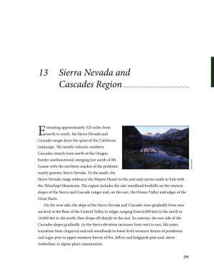 13 Sierra Nevada and Cascades Region