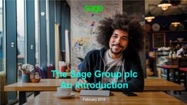 The Sage Group Plc an Introduction