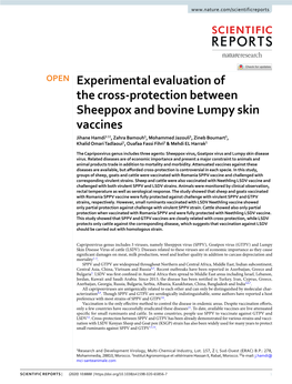 Experimental Evaluation of the Cross-Protection Between