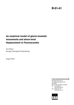 An Empirical Model of Glacio-Isostatic Movements and Shore-Level