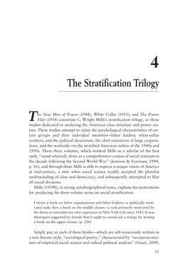 4. the Stratification Trilogy