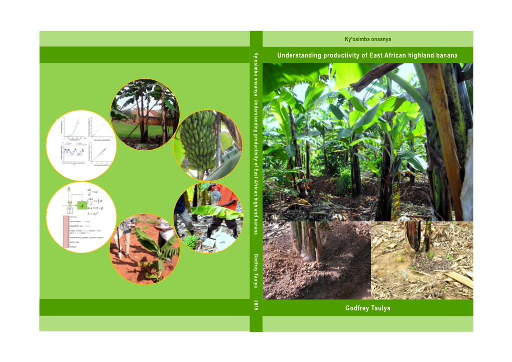 Understanding Productivity of East African Highland Banana