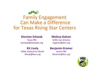 Family Engagement Can Make a Difference for Texas Rising Star Centers