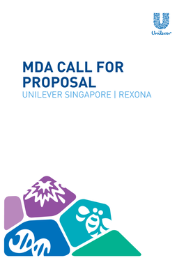 Mda Call for Proposal Unilever Singapore | Rexona