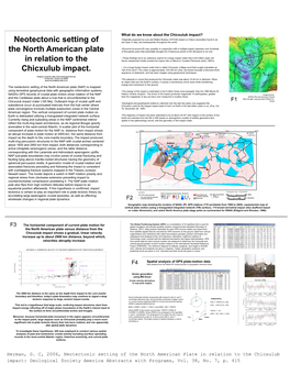 Neotectonic Setting of the North American Plate in Relation to the Chicxulub Impact