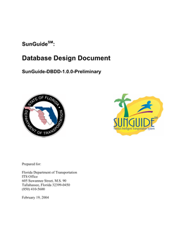 Database Design Document