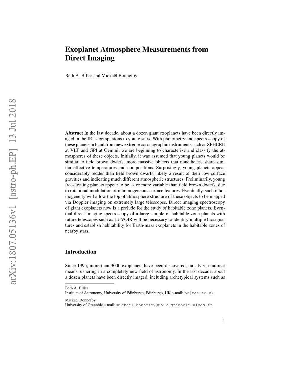 Exoplanet Atmosphere Measurements from Direct Imaging