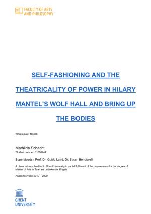 Self-Fashioning and the Theatricality of Power In