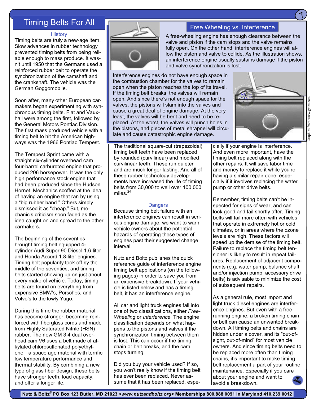 Timing Belt Interference Engine Guide