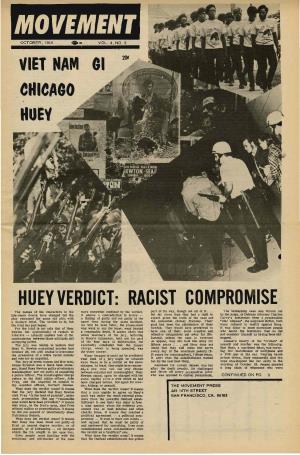 HUEY VERDICT: RACIST· COMPROMISE the Names of the Characters in the Were Somewhat Confused by the Verdict
