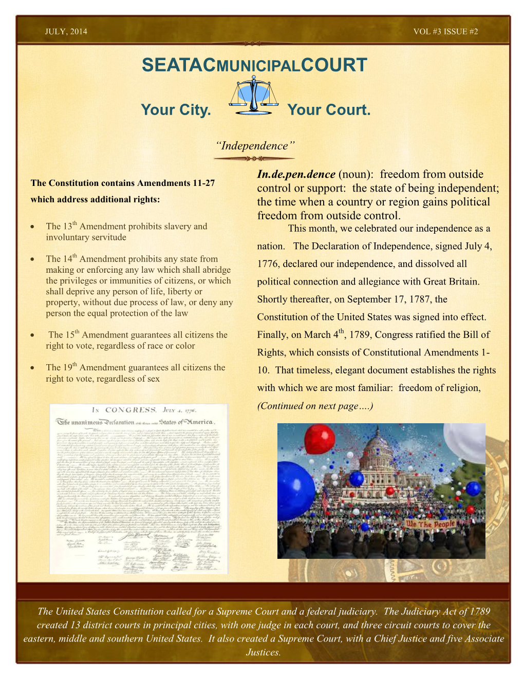 SEATACMUNICIPALCOURT Your City. Your Court