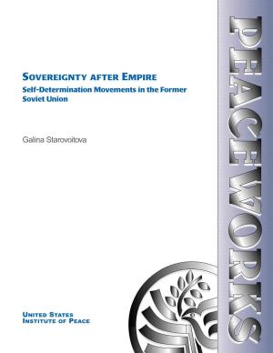Self-Determination Movements in the Former Soviet Union