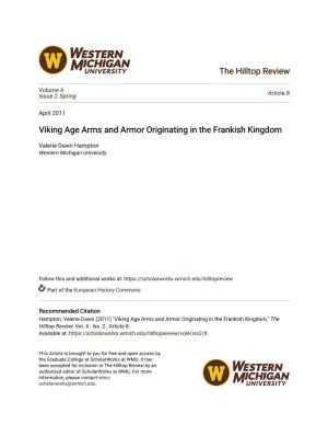 Viking Age Arms and Armor Originating in the Frankish Kingdom