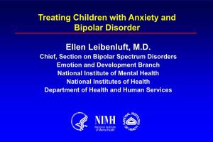 Diagnosing Bipolar Disorder in Children