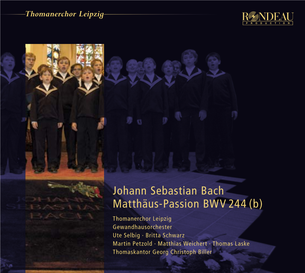 Johann Sebastian Bach Matthäus