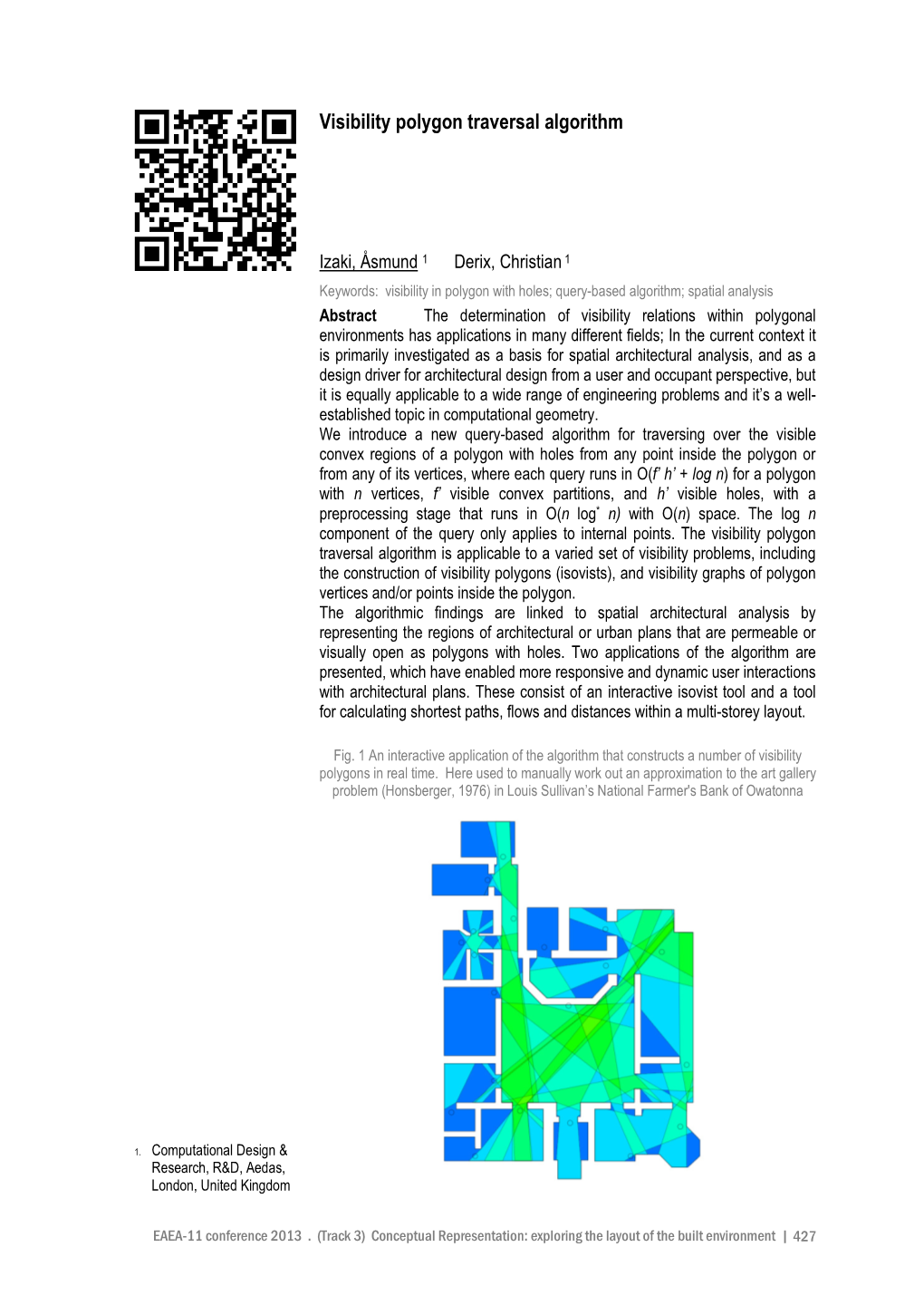 Visibility Polygon Traversal Algorithm