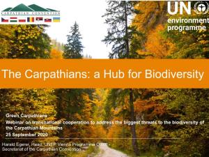 The Carpathians: a Hub for Biodiversity