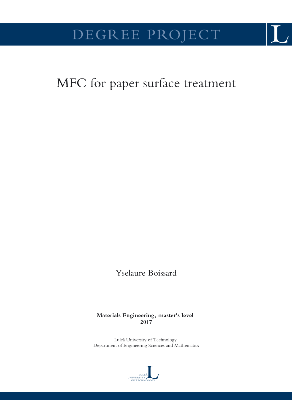 MFC for Paper Surface Treatment