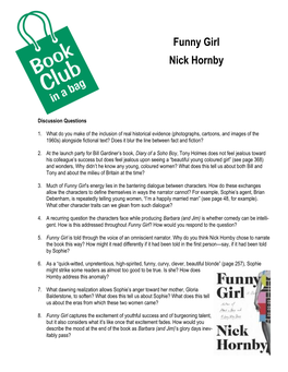 Funny Girl Nick Hornby