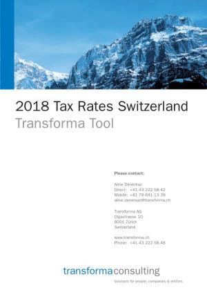 Folder Tax Rate 2018.Indd