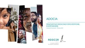 ADOCIA Corporate Presentation