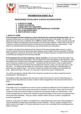 INFORMATION SHEET No 13SPANISH DRIVING LICENCEPROCEDURE for RENEWAL OR REPLACEMENT