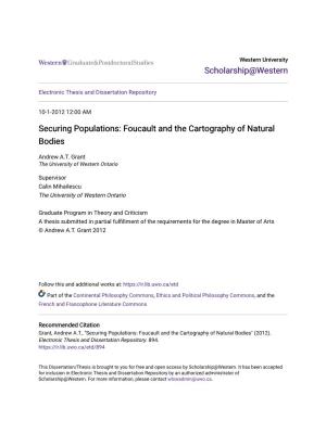 Securing Populations: Foucault and the Cartography of Natural Bodies