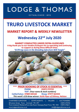 Truro Livestock Market