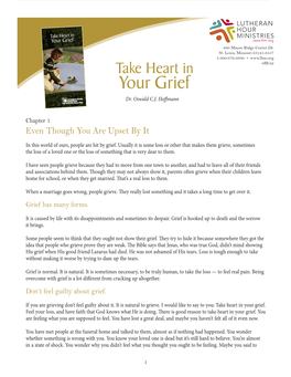 Take Heart in Your Grief