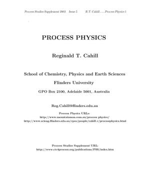 Process Physics 1