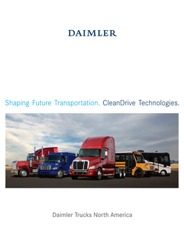 Shaping Future Transportation. Cleandrive Technologies