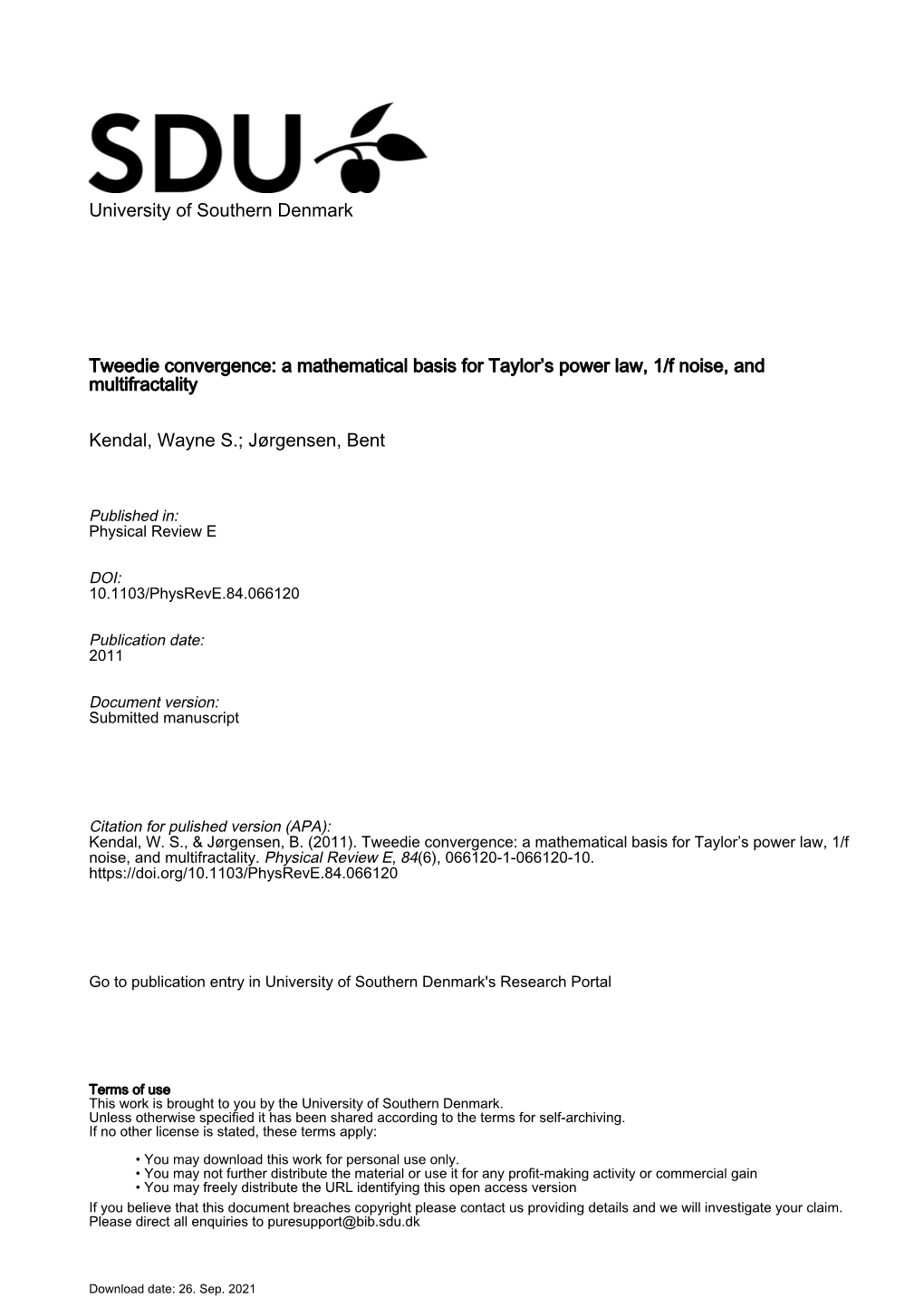 A Mathematical Basis for Taylor's Power Law, 1/F Noise, and Multifractalit