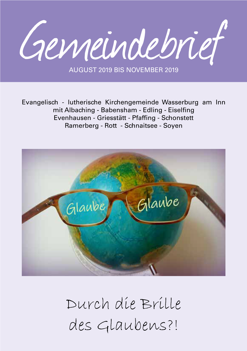 Durch Die Brille Des Glaubens?!