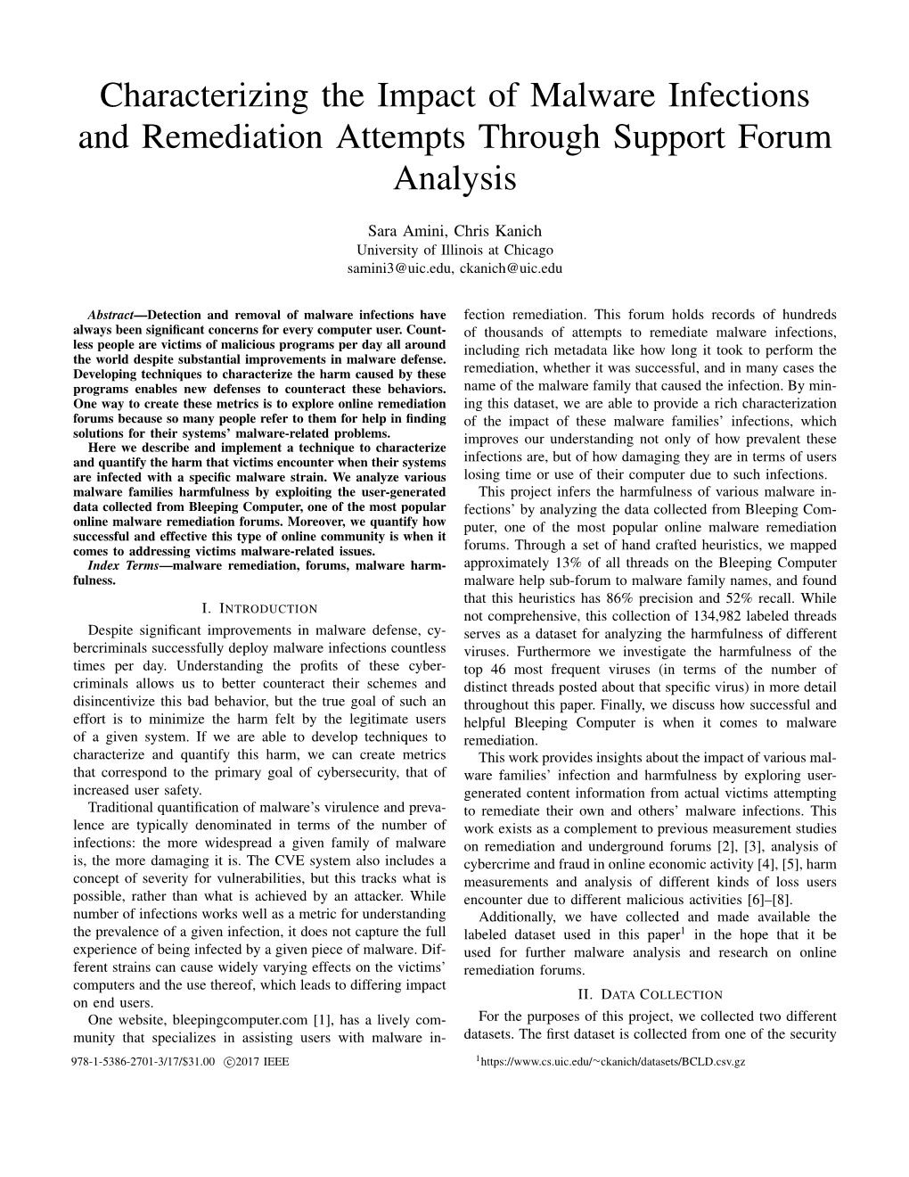 Characterizing the Impact of Malware Infections and Remediation Attempts Through Support Forum Analysis