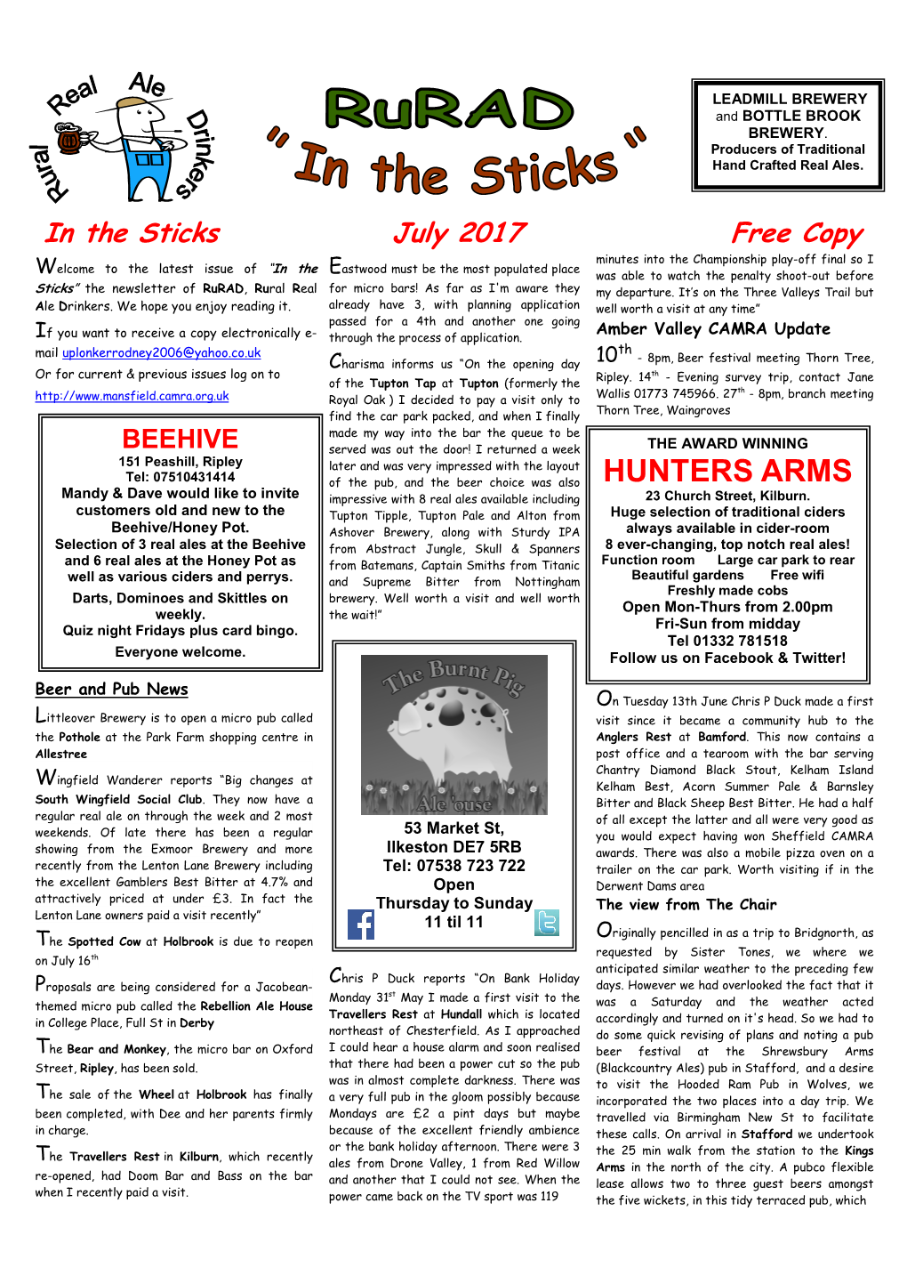 July 2017 Newsletter