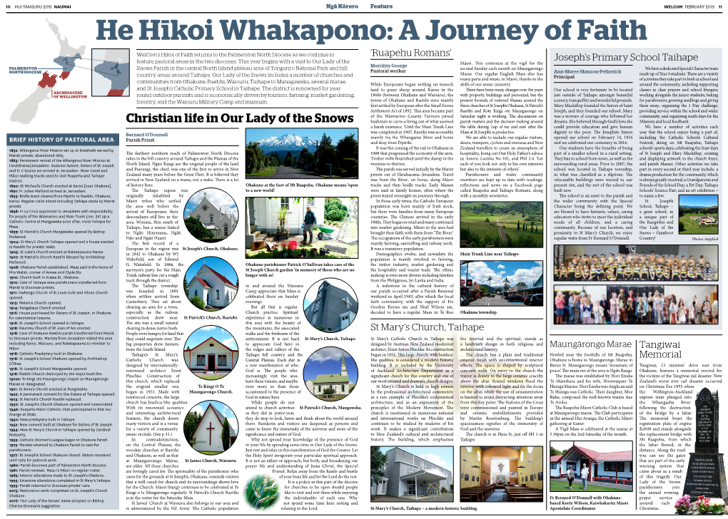 He Hīkoi Whakapono: a Journey of Faith