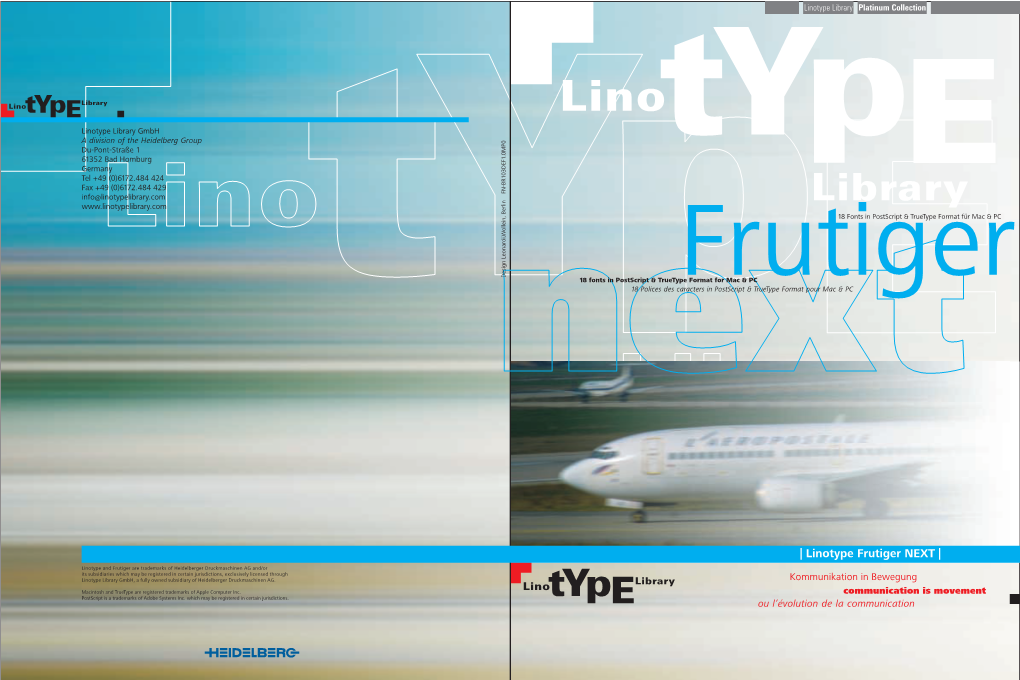 | Linotype Frutiger NEXT |