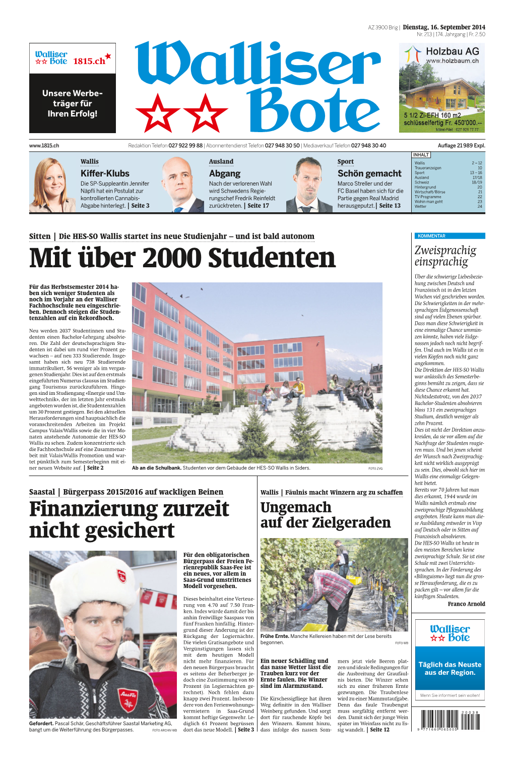 Mit Über 2000 Studenten