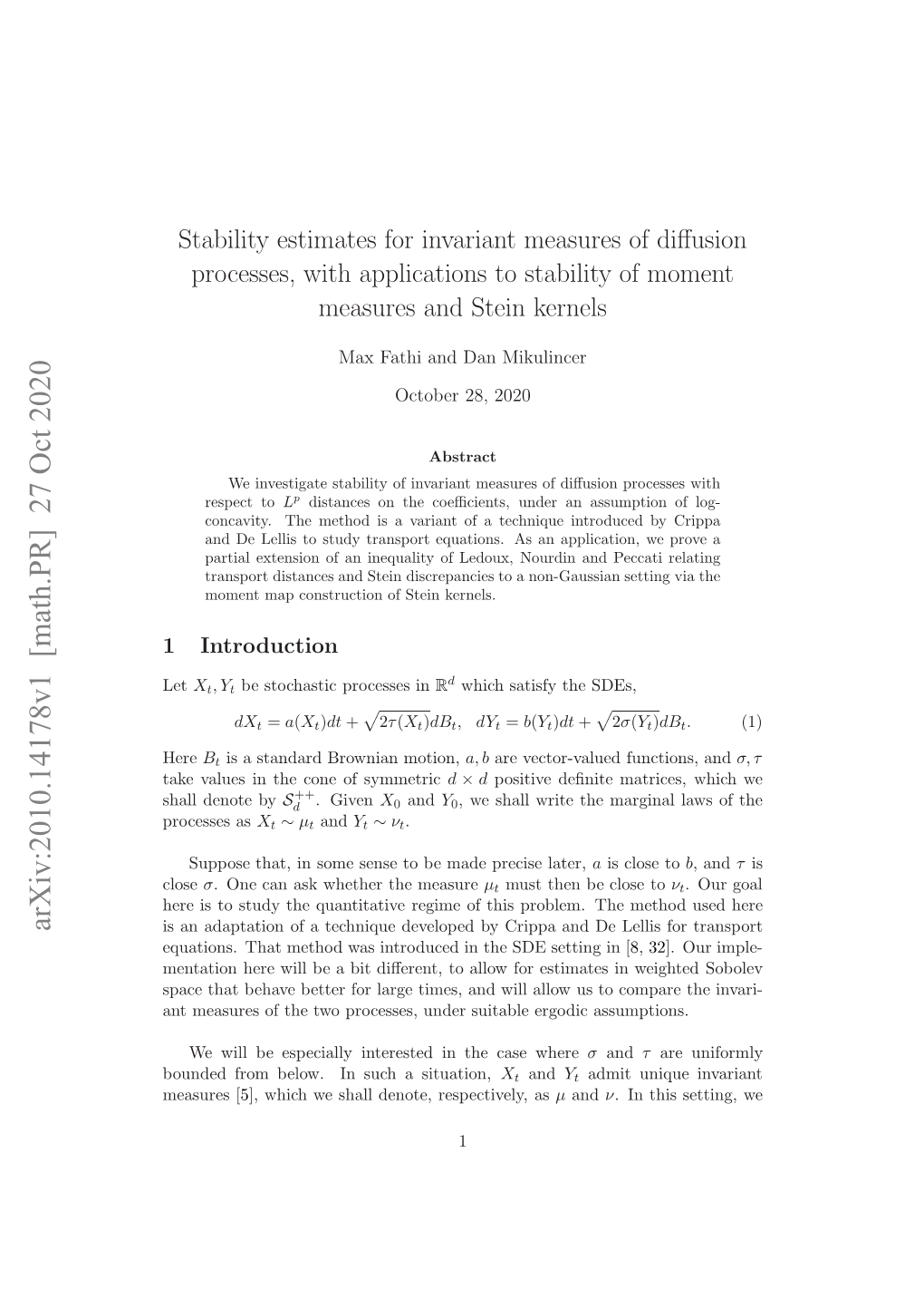 Stability Estimates for Invariant Measures of Diffusion Processes