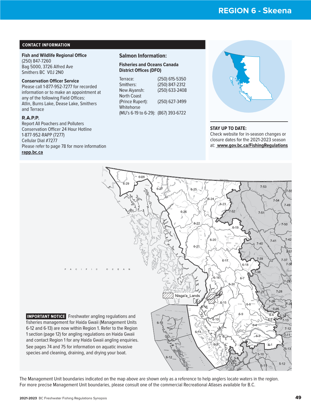 REGION 6 - Skeena