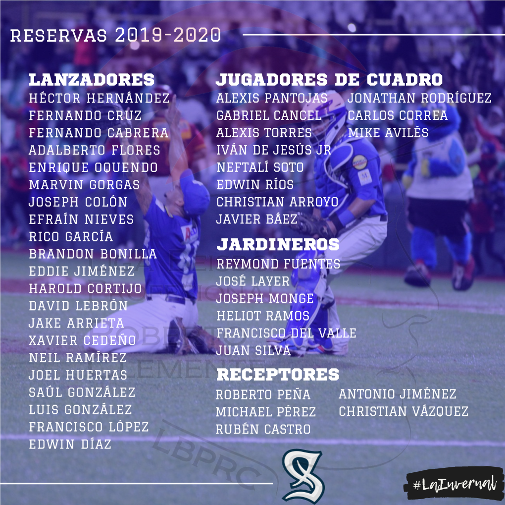 Roster De Reservas 2019-2020