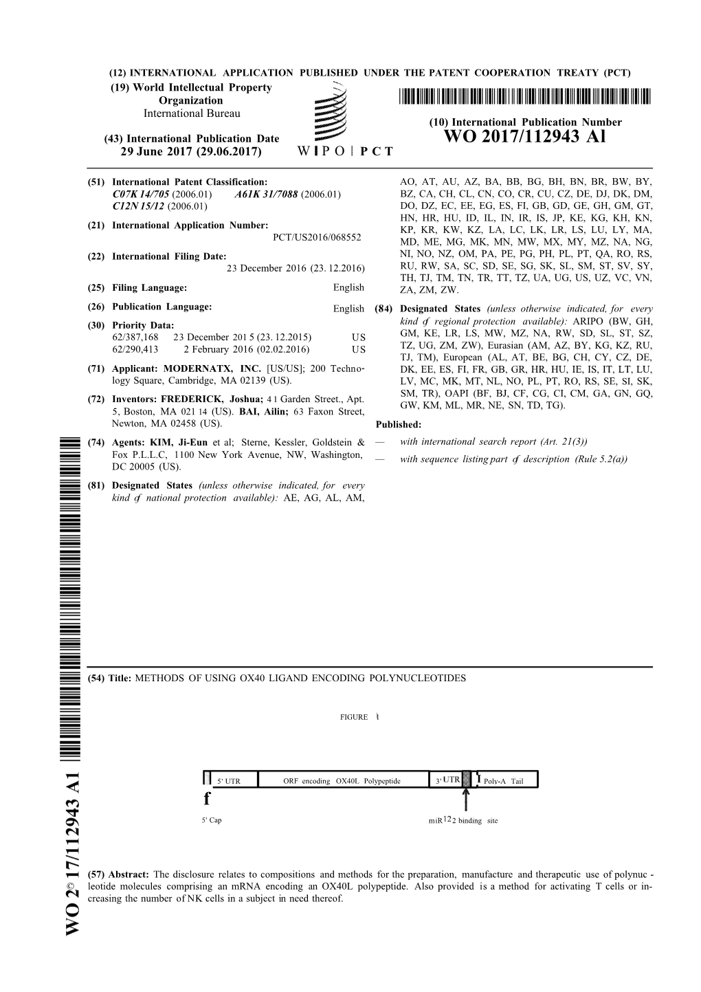 WO 2017/112943 Al 29 June 2017 (29.06.2017) W P O P C T