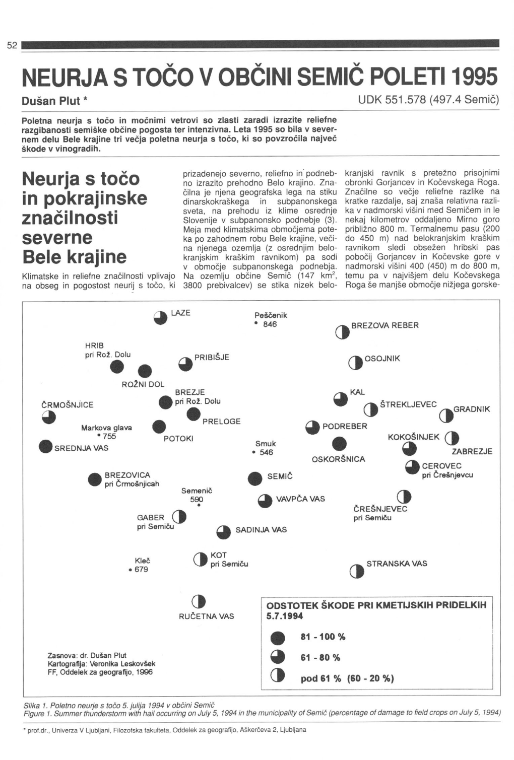 Neurja S Točo V Občini Semič Poleti 1995