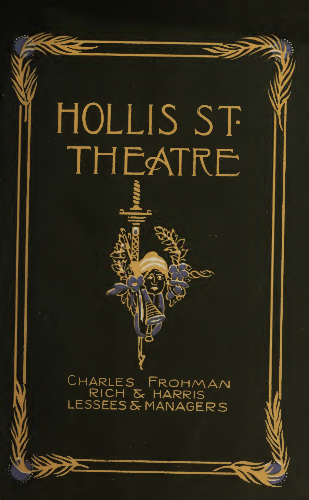 Hollis Street Theatre the Concert Program