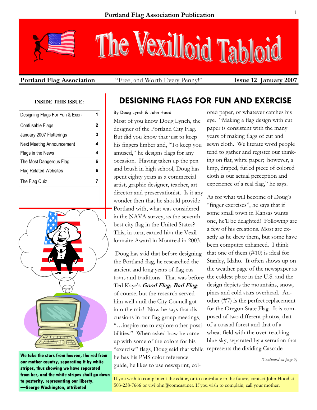 The Vexilloid Tabloid #12, January 2007